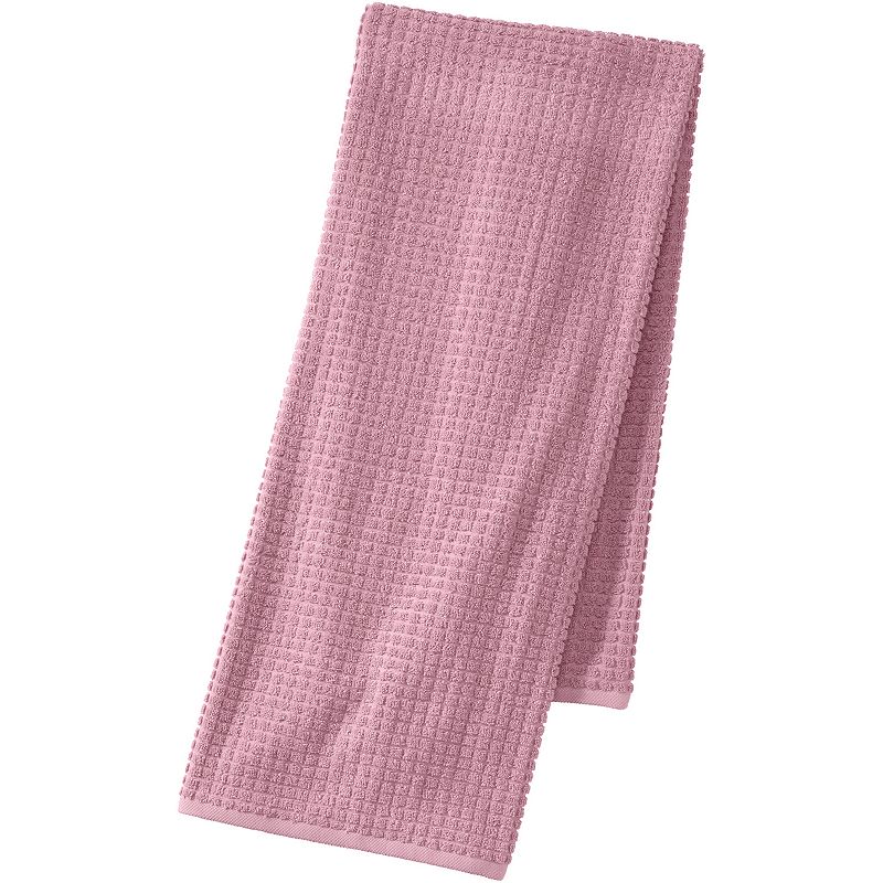 Lands End Supima Cotton Waffle Bath Towel, Pink