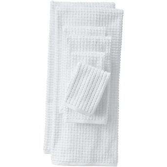 Lands' End Supima Cotton Waffle 6 pc Towel Set