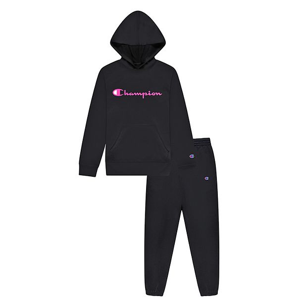 Girls 7 16 Champion Fleece Hoodie Joggers Set