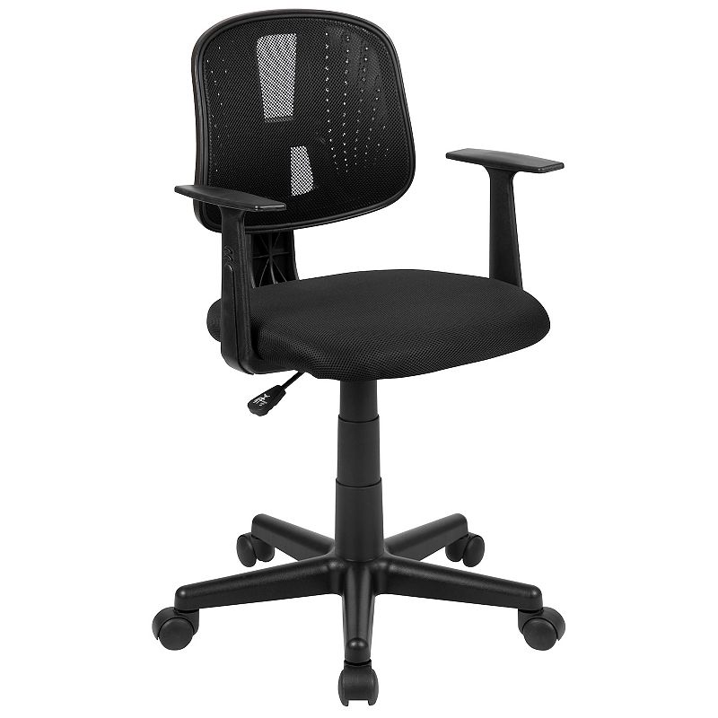 Flash Furniture Mid-Back Swivel Task Office Chair, Black
