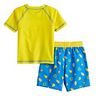 Toddler Boy Cocomelon Rashguard & Swim Trunks Set