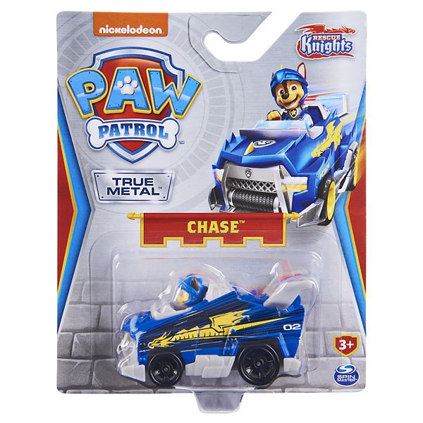 PAW Patrol True Metal Chase Collectible Die-Cast Toy Car Rescue Knights Series 1:55 Scale PAW Patrol True Metal Chase Collectible Die-Cast Toy Car Rescue Knights Series 1:55 Scale