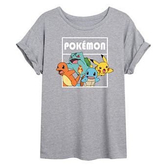 Juniors' Pokémon Team Oversized Tee