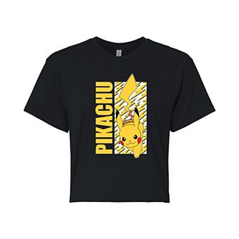 Juniors' Pokémon Bolts Cropped Tee