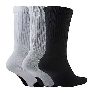 Boys Nike Everyday Crew Basketball Socks 3-Pack