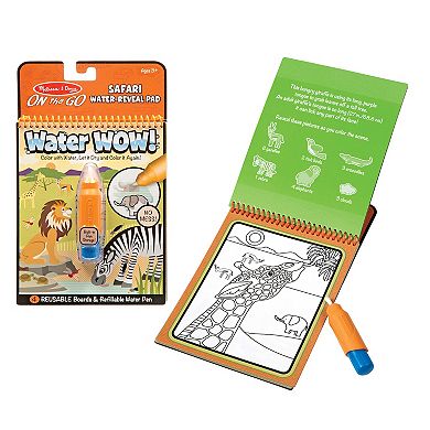 Melissa & Doug Water Wow! Safari Water Reveal Pad