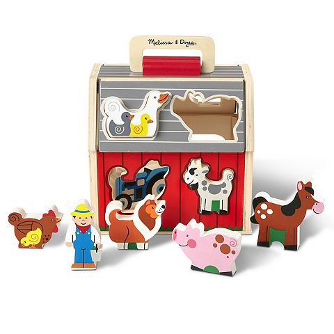 Детские игрушки Melissa & Doug Take-Along Sorting Barn
