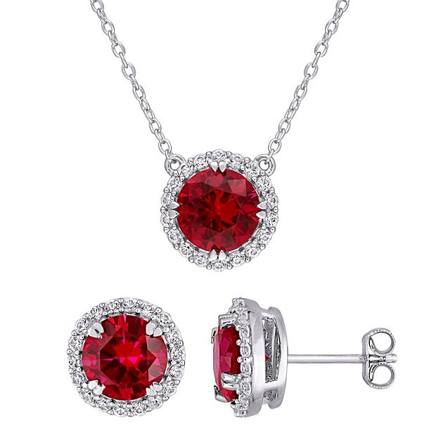 Kohls ruby deals necklace