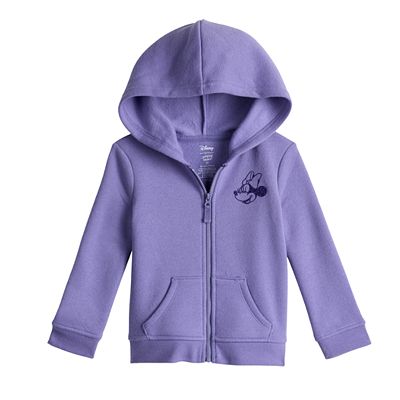 Disney s Minnie Mouse Baby Toddler Girl Fleece Zip Up Hoodie by Jumping Beans