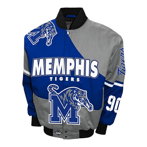 Memphis Tigers Nike Shirt Mens Large Gray Blue Dri-Fit Warm Up