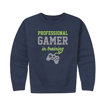 Boys 8-20 Professional Gamer Crew Fleece Sweatshirt