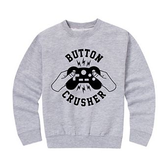 Boys 8-20 Button Crusher Crew Fleece Sweatshirt
