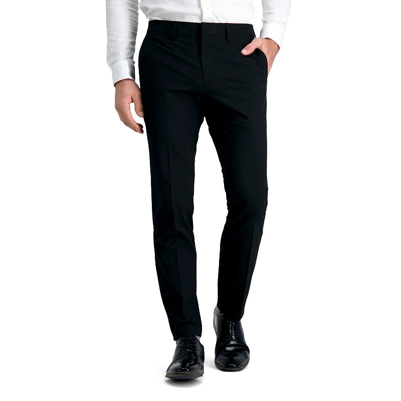 Mens J.M Haggar 4-Way Stretch Ultra-Slim Flat-Front Dress Pants, Size: 28X