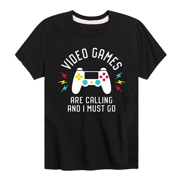 Boys Licensed Character Vid'eo Games Are Calling Graphic Tee
