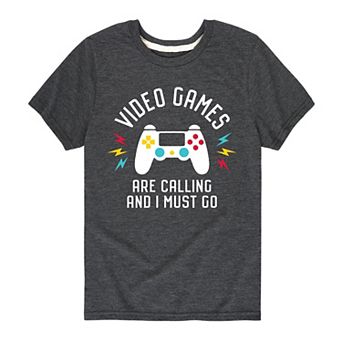 Boys Licensed Character Vid'eo Games Are Calling Graphic Tee
