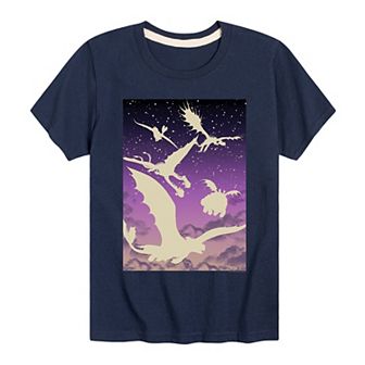 Boys 8-20 How To Train Your Dragon Fly Graphic Tee