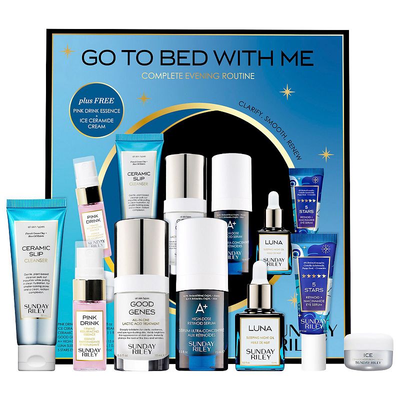 Go To Bed With Me Anti-Aging Night Routine, Multicolor