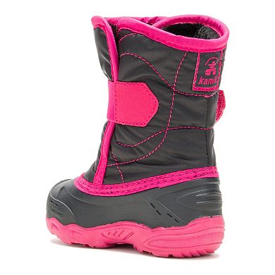 Kamik Snowbug5 Girls' Waterproof Snow Boots