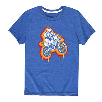 Boys 8-20 Retro Motor Bike Graphic Tee
