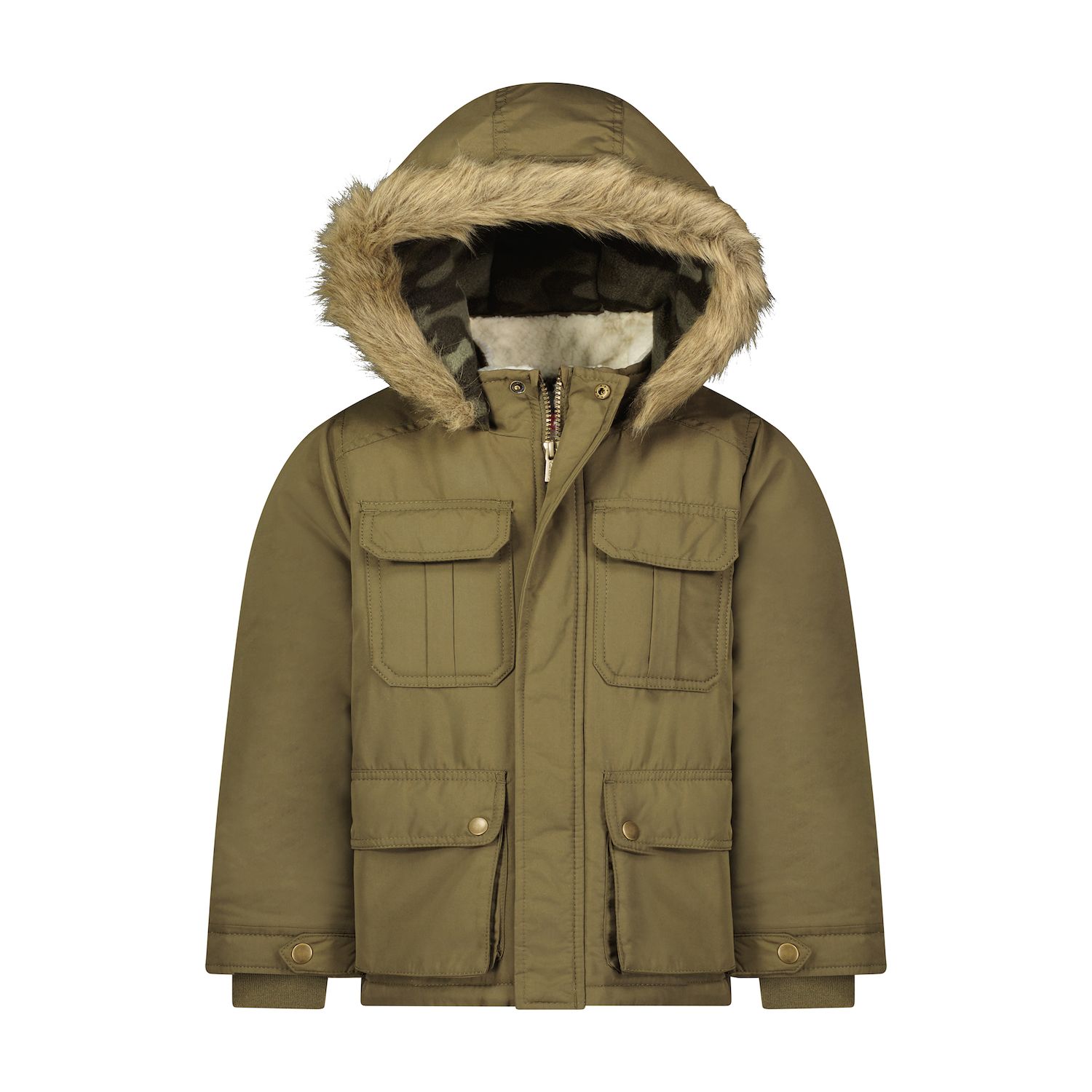 Buy J. Whistler Boys Heavyweight Parka Puffer Jacket With Removable