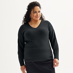 Kohls plus size womens sweaters best sale