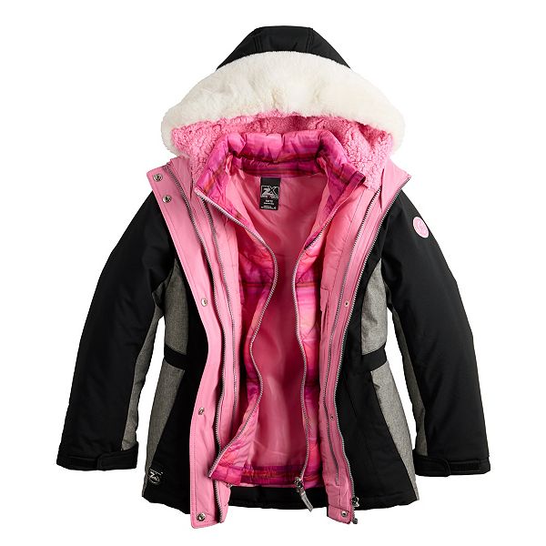 Girls size 6/6x zeroxposur dual layer winter coat. Paid $60 at