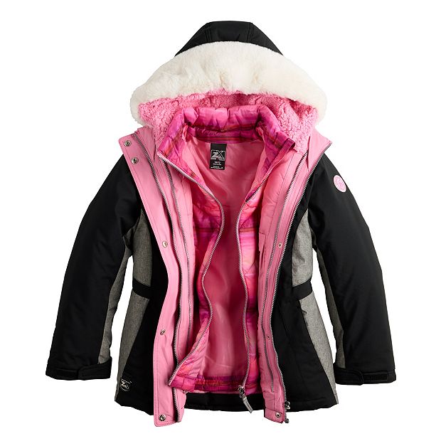 Girls 3 in hot sale 1 winter jacket