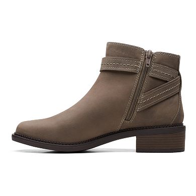 Clarks® Maye Strap Women's Leather Ankle Boots