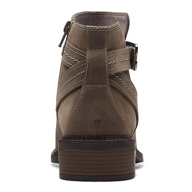 Clarks® Maye Strap Women's Leather Ankle Boots