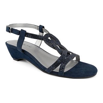 London Fog Meadow Women's Wedge Sandals
