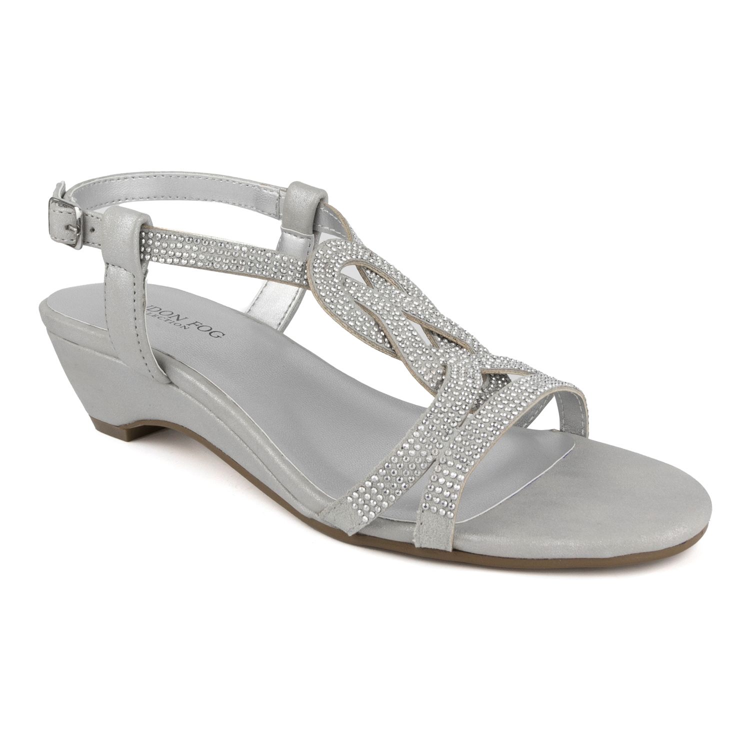 London Fog Meadow Women's Wedge Sandals, image size:1500x1500