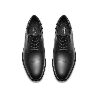 Clarks Steadwell Cap Men's Leather Dress Shoes
