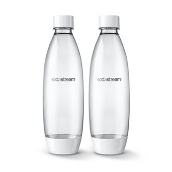 SodaStream 1-Liter Dishwasher Safe Slim Carbonating Bottle 2 pk