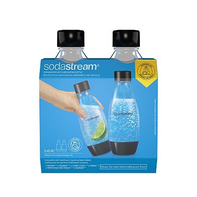 SodaStream .5-Liter Slim Carbonating Bottle Twin Pack