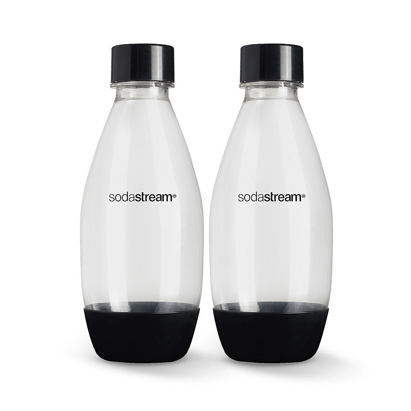 SodaStream .5-Liter Slim Carbonating Bottle Twin Pack, Black