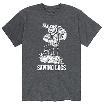 Men's Sawing Logs Tee