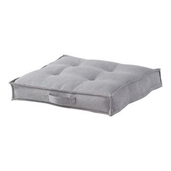 Greendale Home Fashions 24 in Square Tufted Floor Pillow