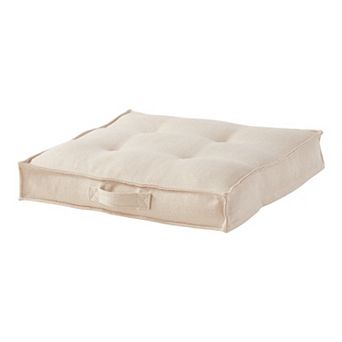 Greendale Home Fashions 24 in Square Tufted Floor Pillow