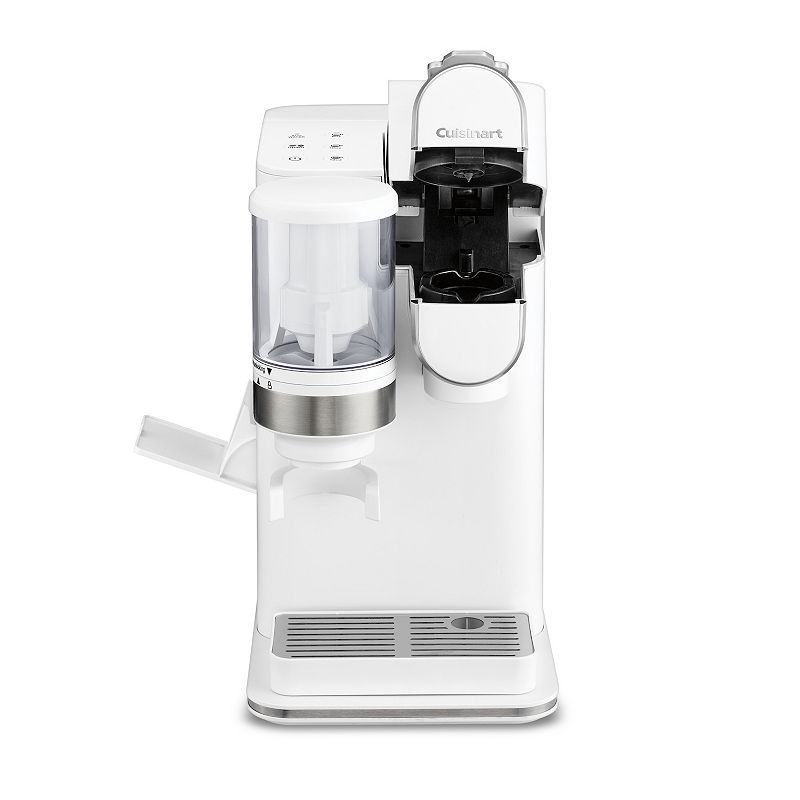 cuisinart - grind & brew single-serve coffeemaker - white