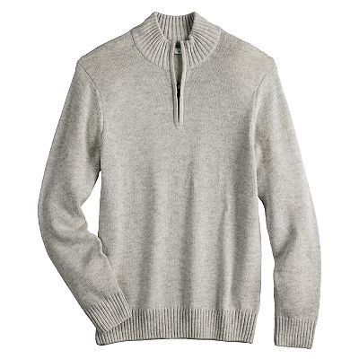 Men s Sonoma Goods For Life Quarter Zip Sweater