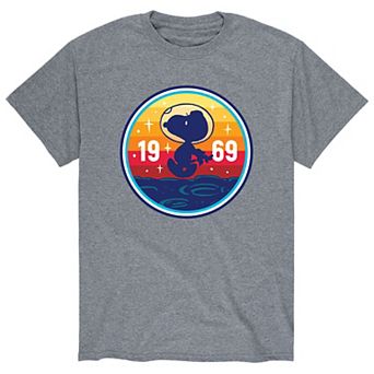 Men's Peanuts 1889 Space Badge Tee
