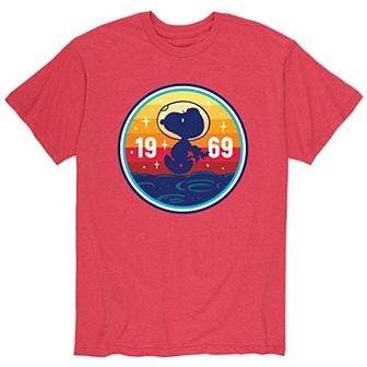 Men's Peanuts 1889 Space Badge Tee