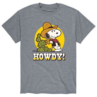 Men's Peanuts Howdy Tee