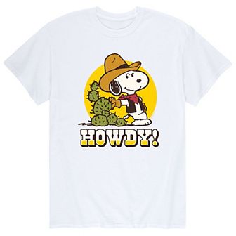 Men's Peanuts Howdy Tee