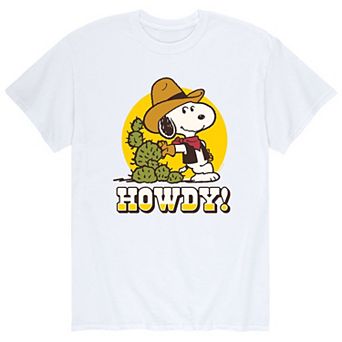 Men's Peanuts Howdy Tee