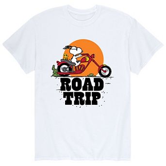 Men's Peanuts Snoopy Road Trip Tee