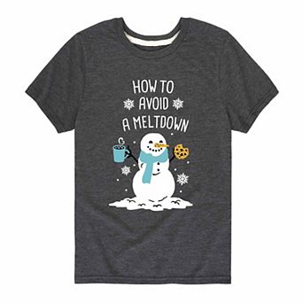Boys 8-20 How To Avoid A Meltdown Graphic Tee