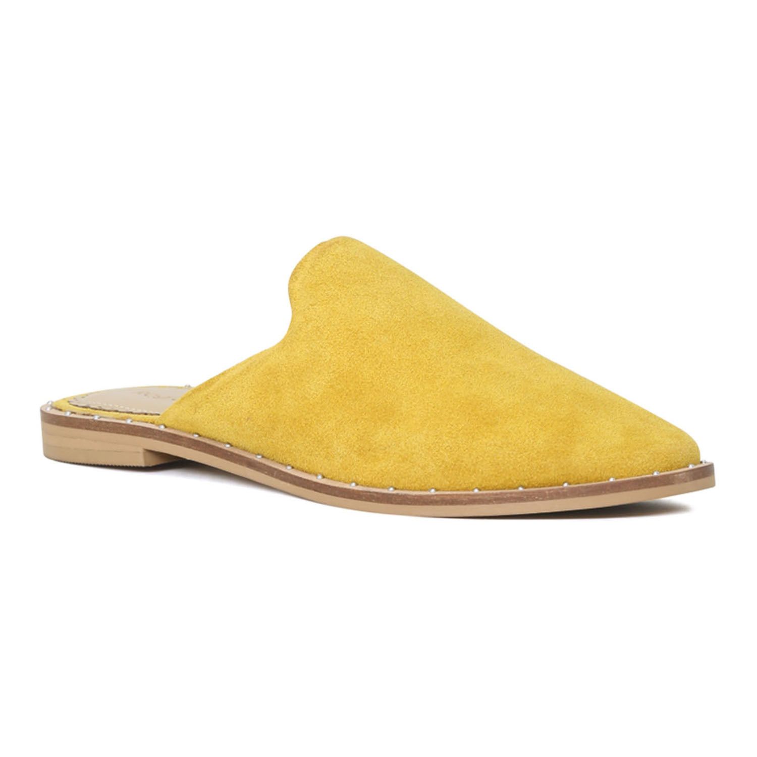 yellow suede shoes womens