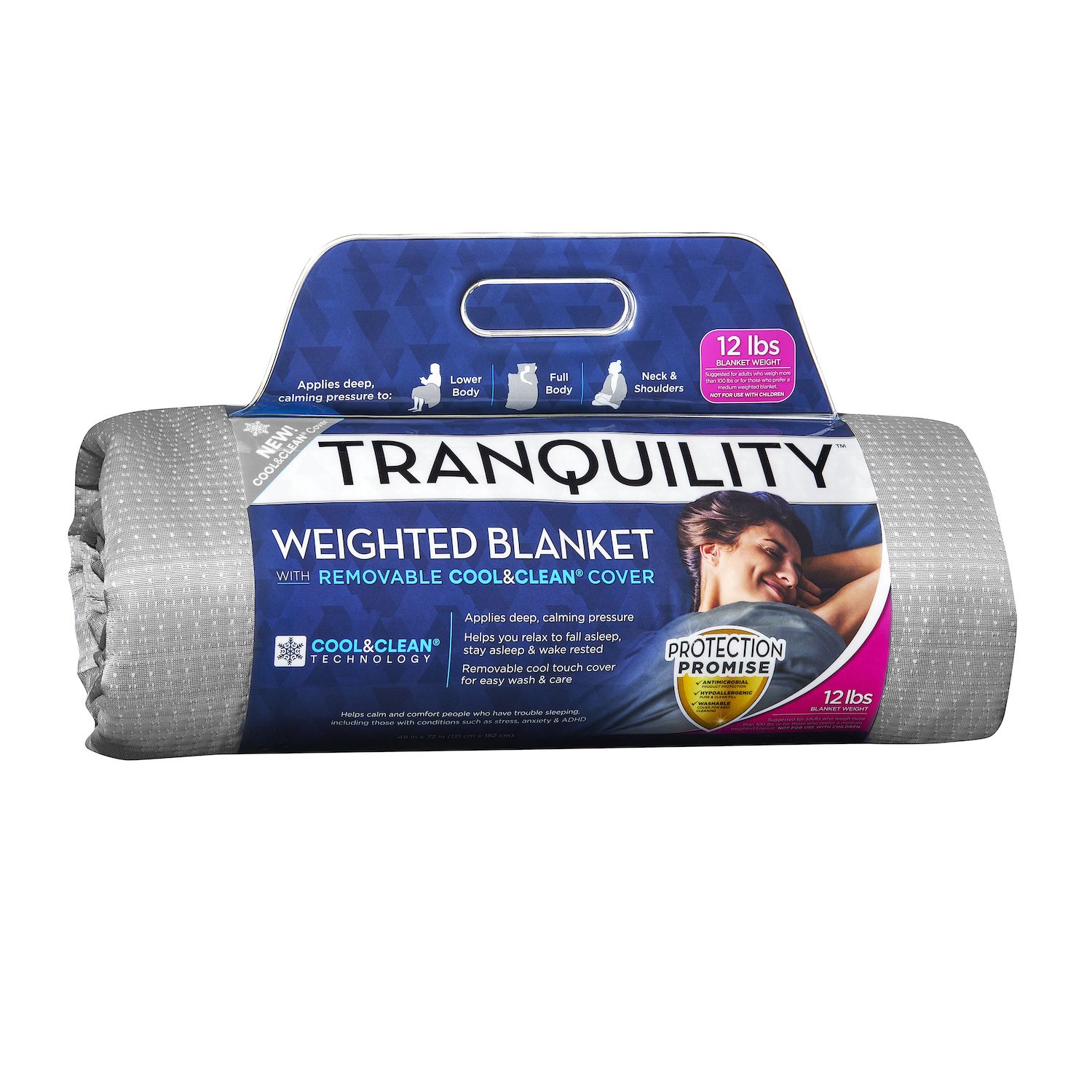 Temperature regulating weighted online blanket