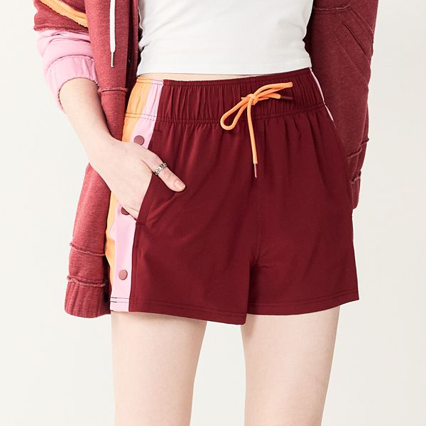 Snap side shorts top